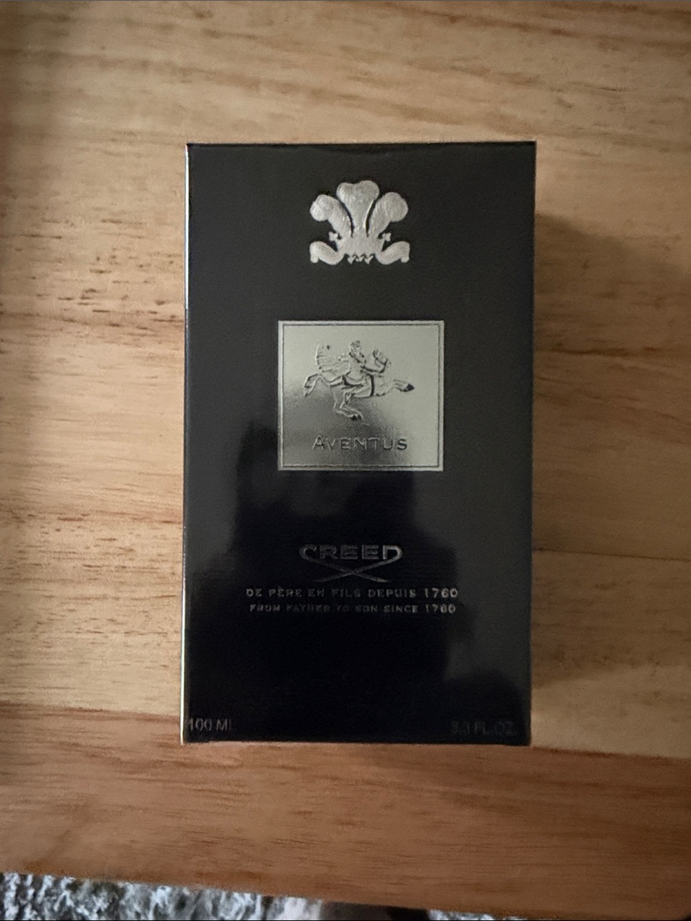 Creed Aventus Black and Silver Gift Box